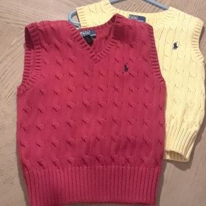 Ralph Lauren vests